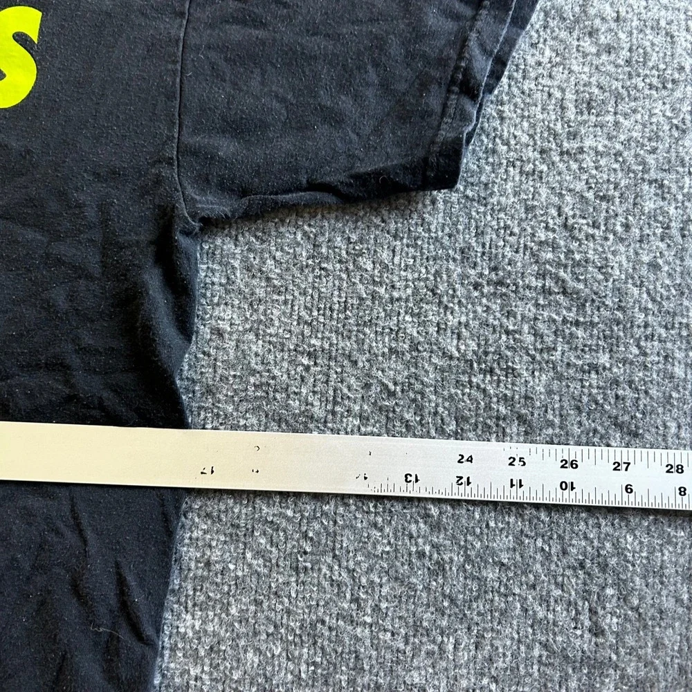 Adidas T-Shirt Mens Size M Black Winners Like It On Top Graphic Neon Trefoil